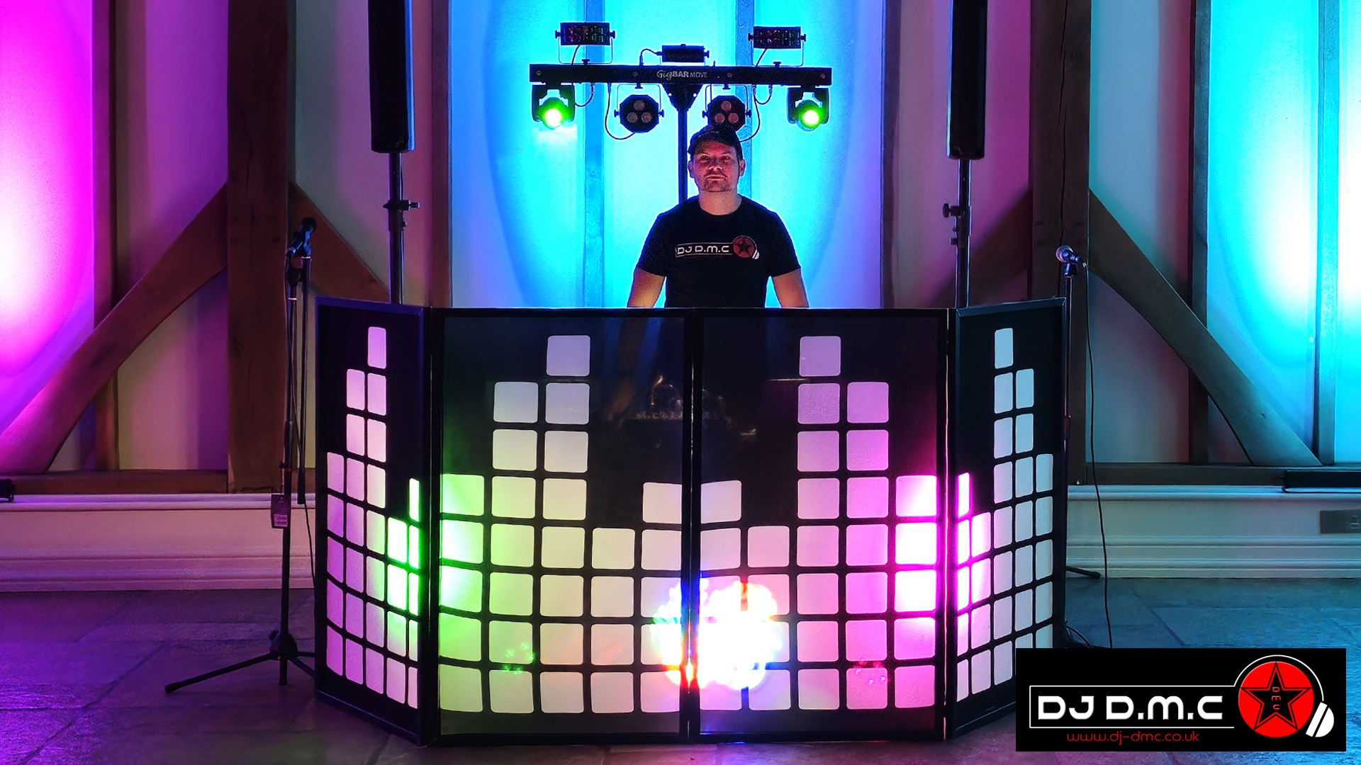 DJ D.M.C live event setup